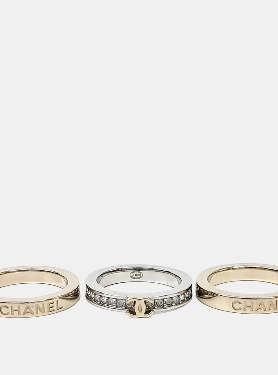 Chanel metal ring set