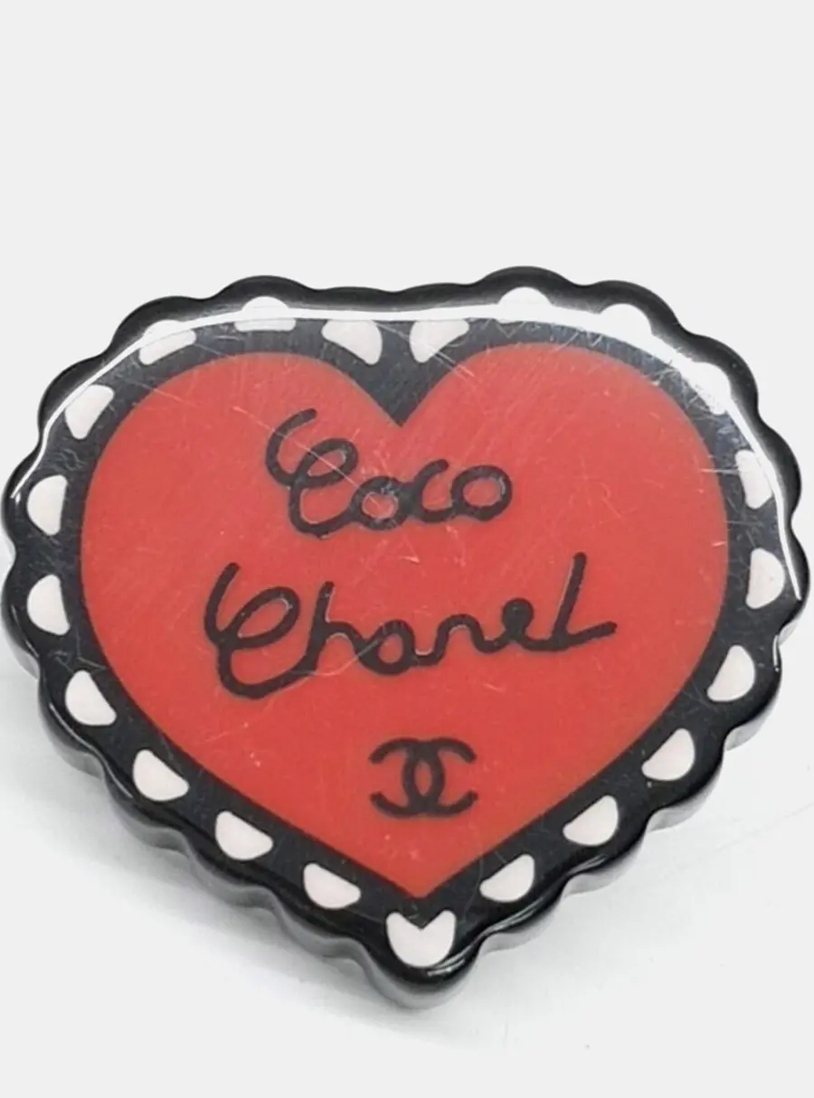 Chanel Heart Brooch