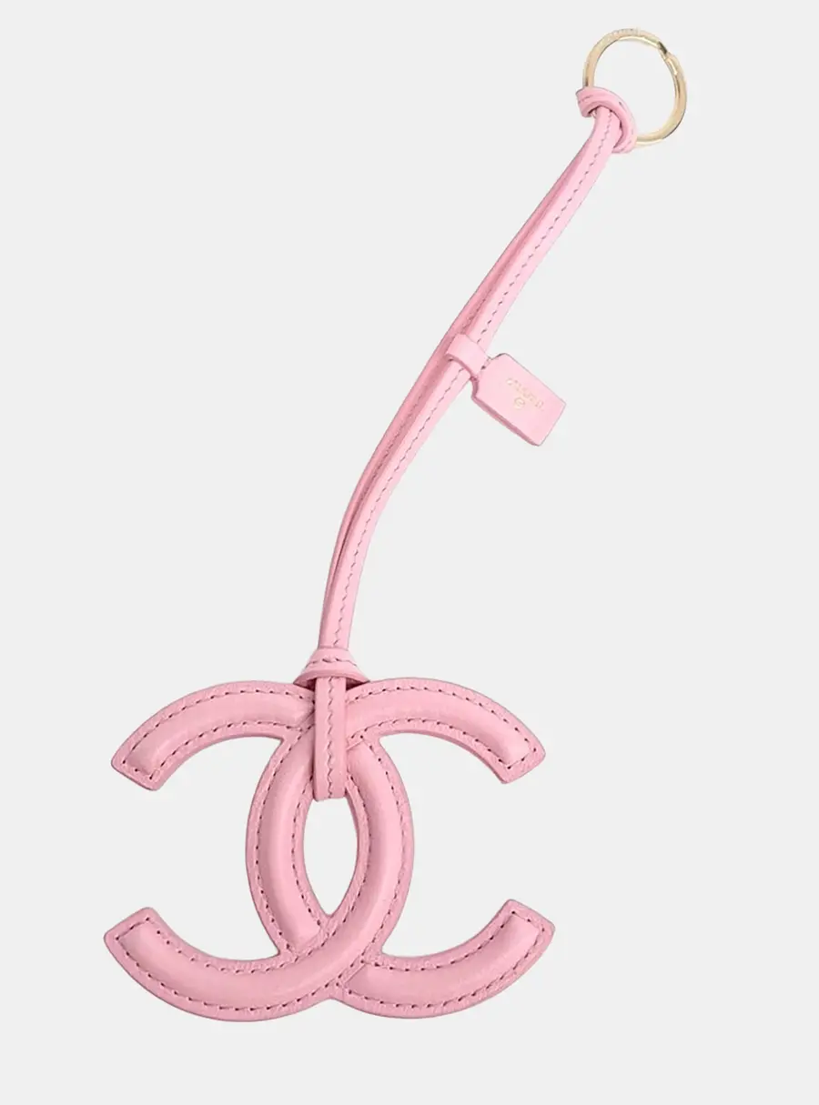 Chanel Leather bag charm