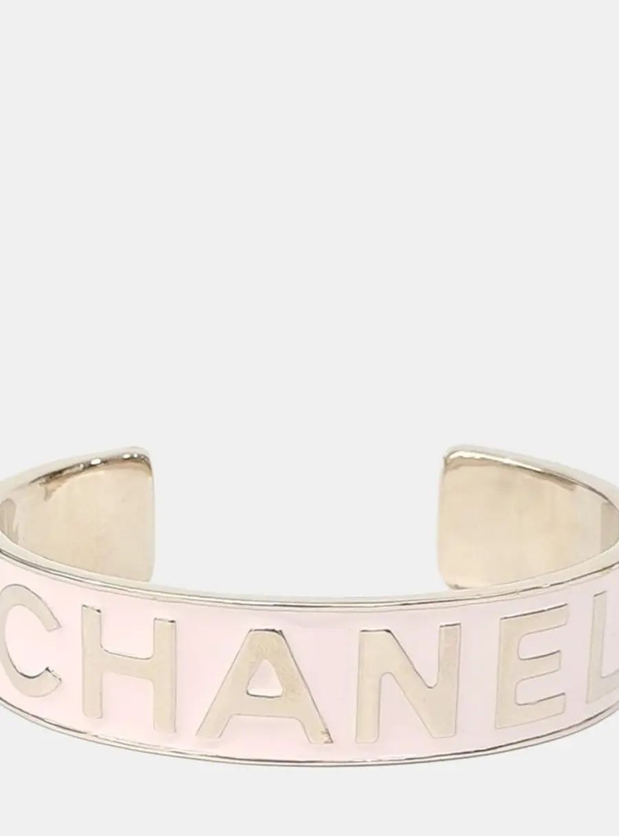 Chanel Metal Logo Bangle