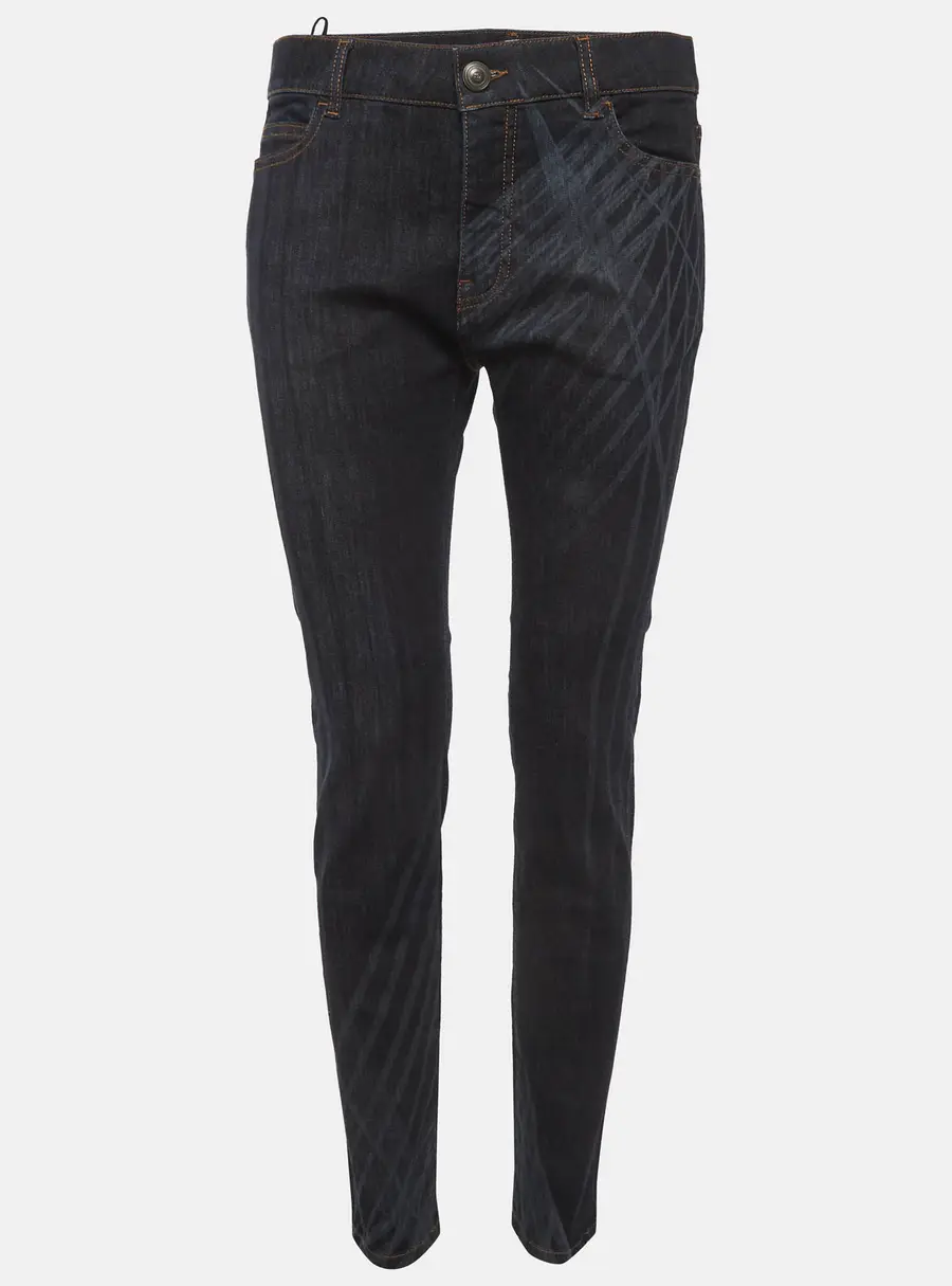 Chanel Blue Denim Slim Fit Jeans M/Waist 30"
