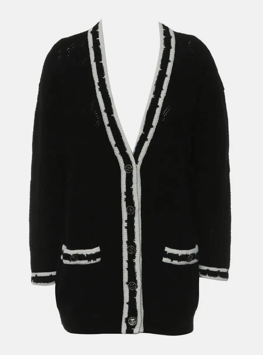 Chanel Cashmere Blend Knitted Cardigan