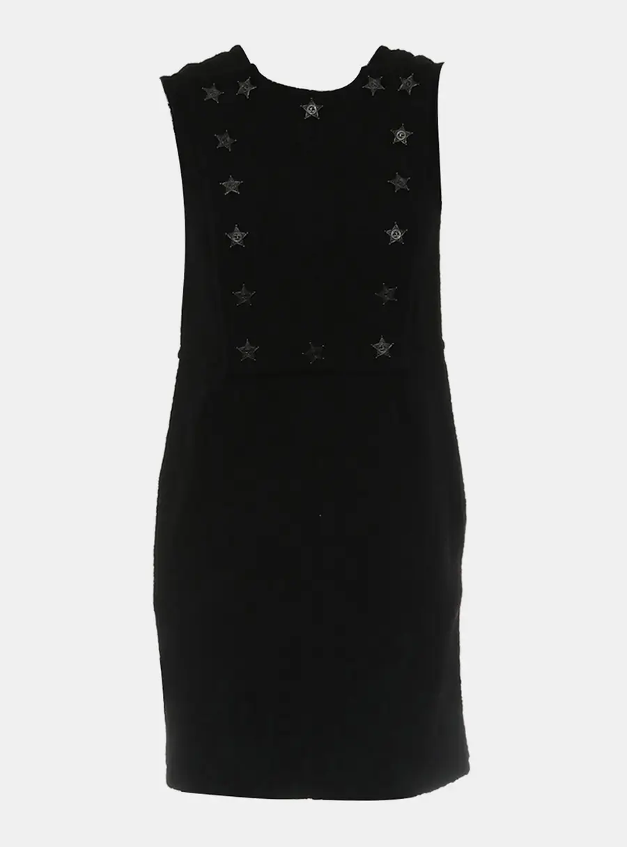 Chanel Sleeveless Sheriff Tweed Dress FR 36