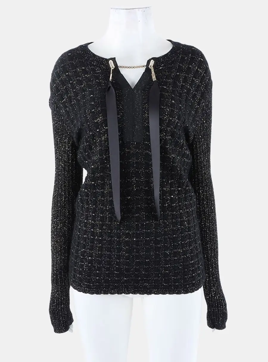 Chanel long-sleeved knit