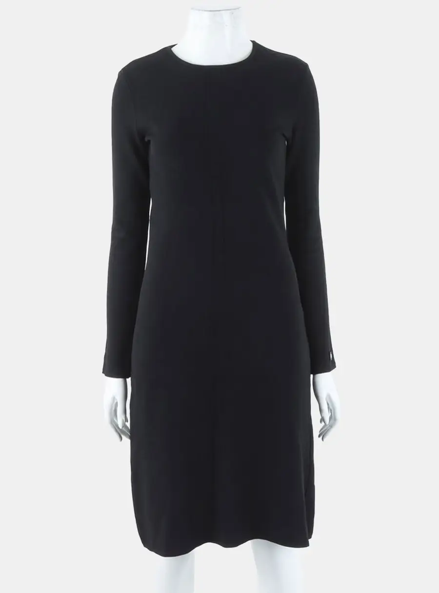 Chanel Rayon Black dress 36