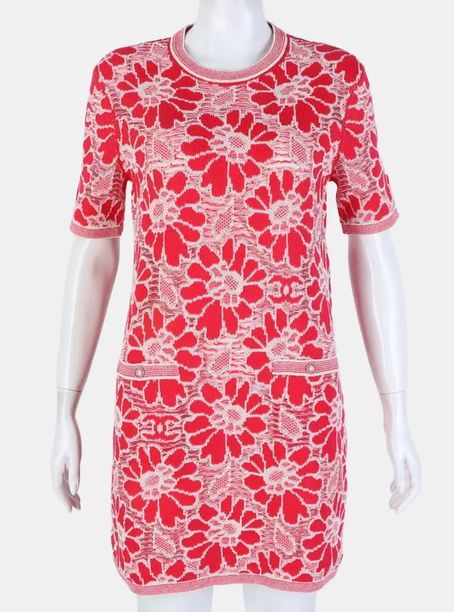Chanel Multicolor knit dress IT 36