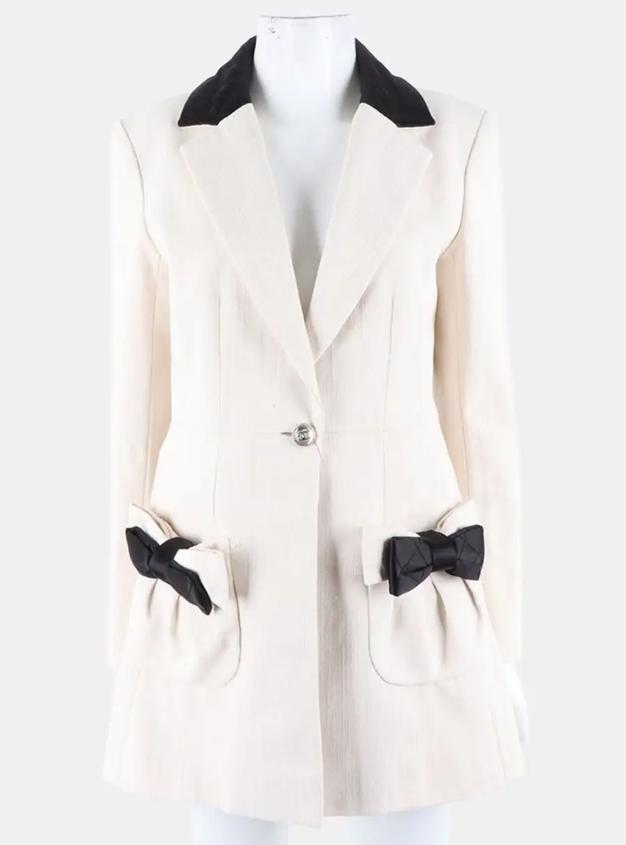 Chanel Beige Cotton jacket FR 36