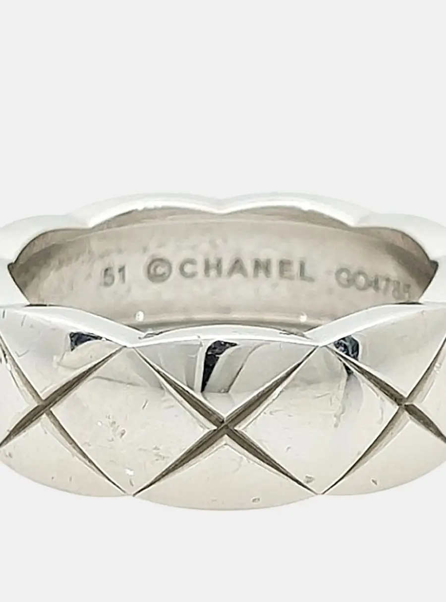 Chanel 18k White Gold Coco Crush Ring (Small)