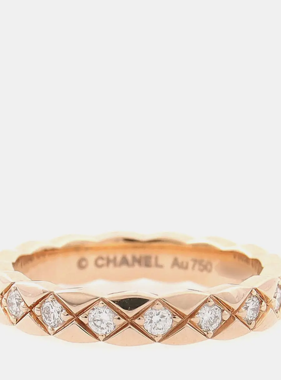 Chanel Diamond Coco Crush Ring (Mini) EU 47