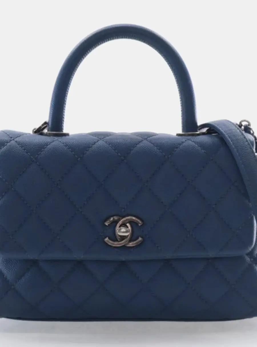 Chanel Mini Caviar Coco Handle Bag
