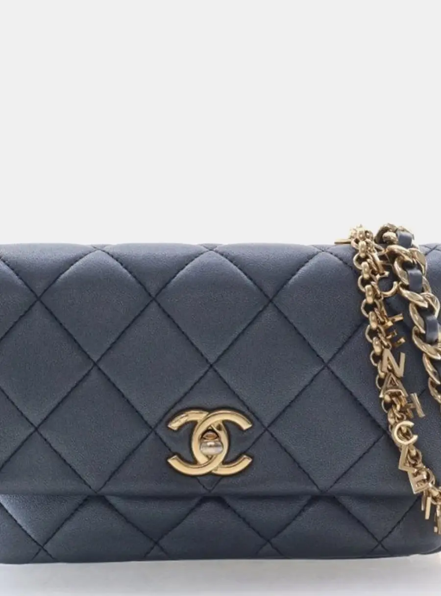 Chanel Small Lambskin Charms Chain Flap Bag