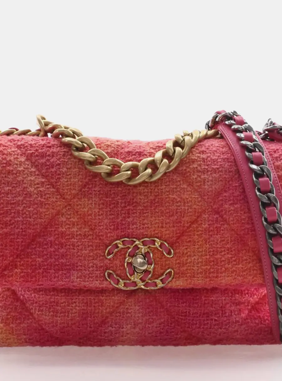 Chanel Medium Tweed 19 Flap Bag