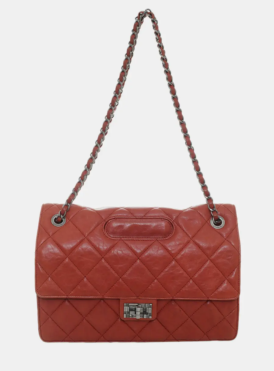 Chanel Reissue Takeaway Flap Red Quilted Leather Shoulder Bag