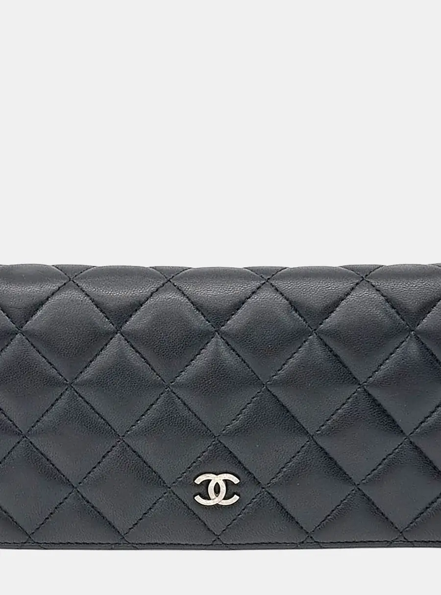 Chanel Quilted Black Leather Shoulder Bag