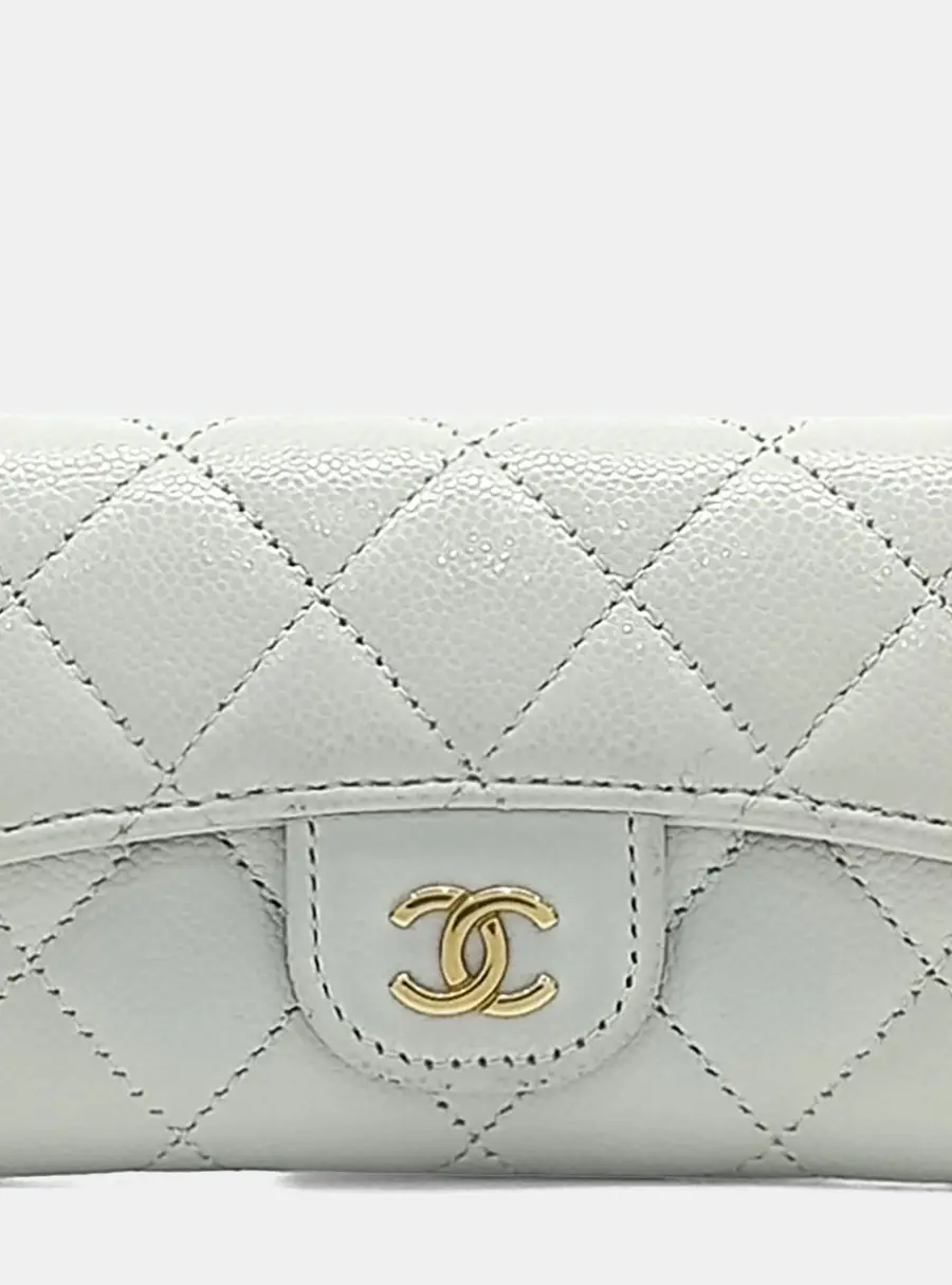 Chanel Caviar Card Holder AP0214