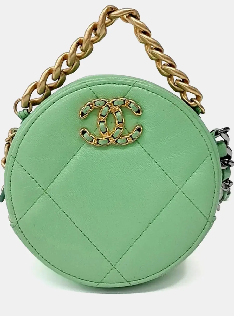 Chanel 19 Round Mini Crossbody Bag