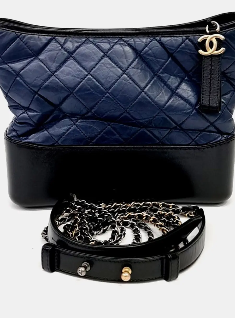 Chanel Multicolor Leather Gabrielle Hobo Bag Medium