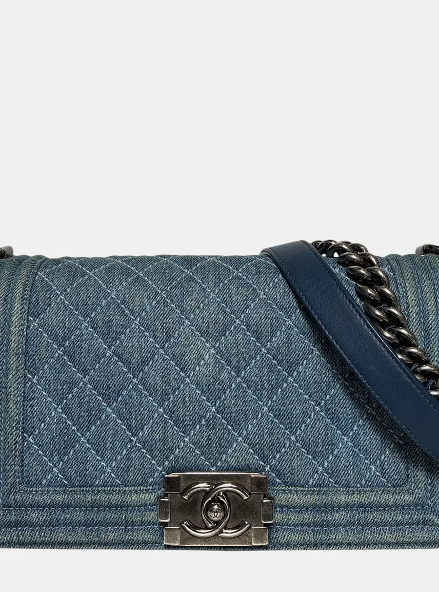 Chanel Medium Denim Boy Bag