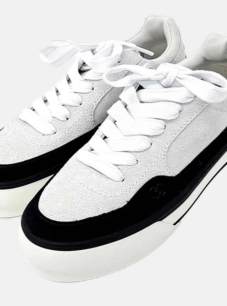 Chanel Suede Sneakers