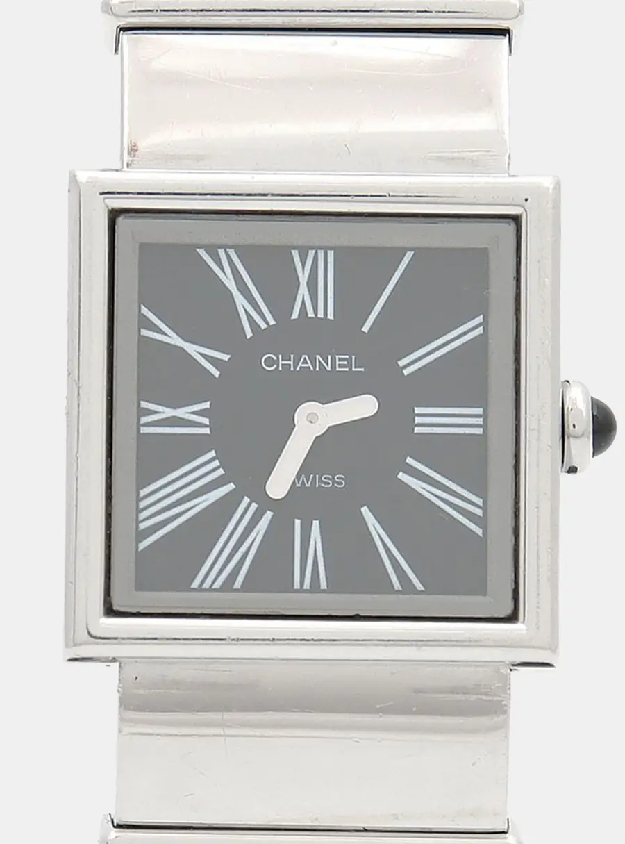Chanel Mademoiselle Quartz Stainless Steel Women's Wristwatch 22 mm