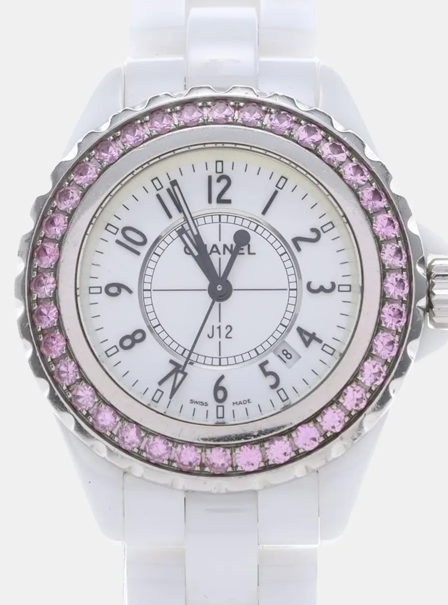 Chanel J12 Quartz Ceramic Stainless Steel Women's Wristwatch 34 mm
