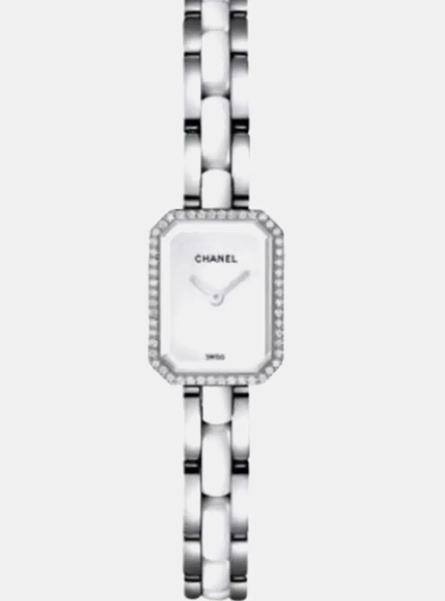 Chanel Premiere H2132 Quartz Ceramic Stainless Steel Women Wristwatch 20 mm