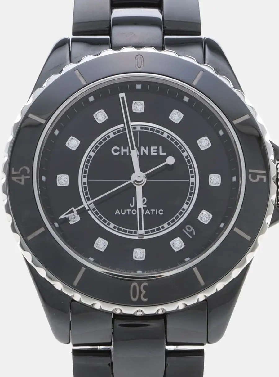 Chanel J12 H5702 Black Stainless Steel, Diamond, Ceramic Automatic Women Wristwatch 39mm