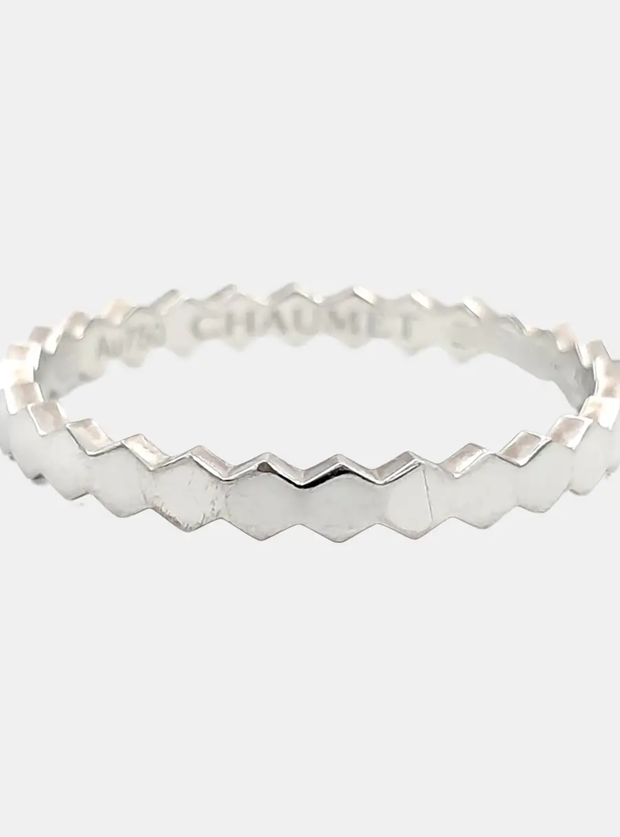 Chaumet 18k White Gold Be My Love Ring EU 55