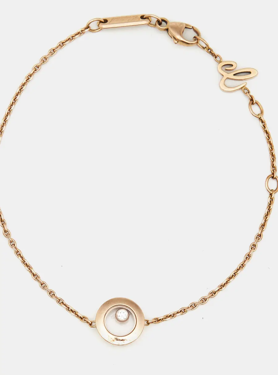 Chopard Happy Diamonds Icon Diamond 18k Rose Gold Bracelet