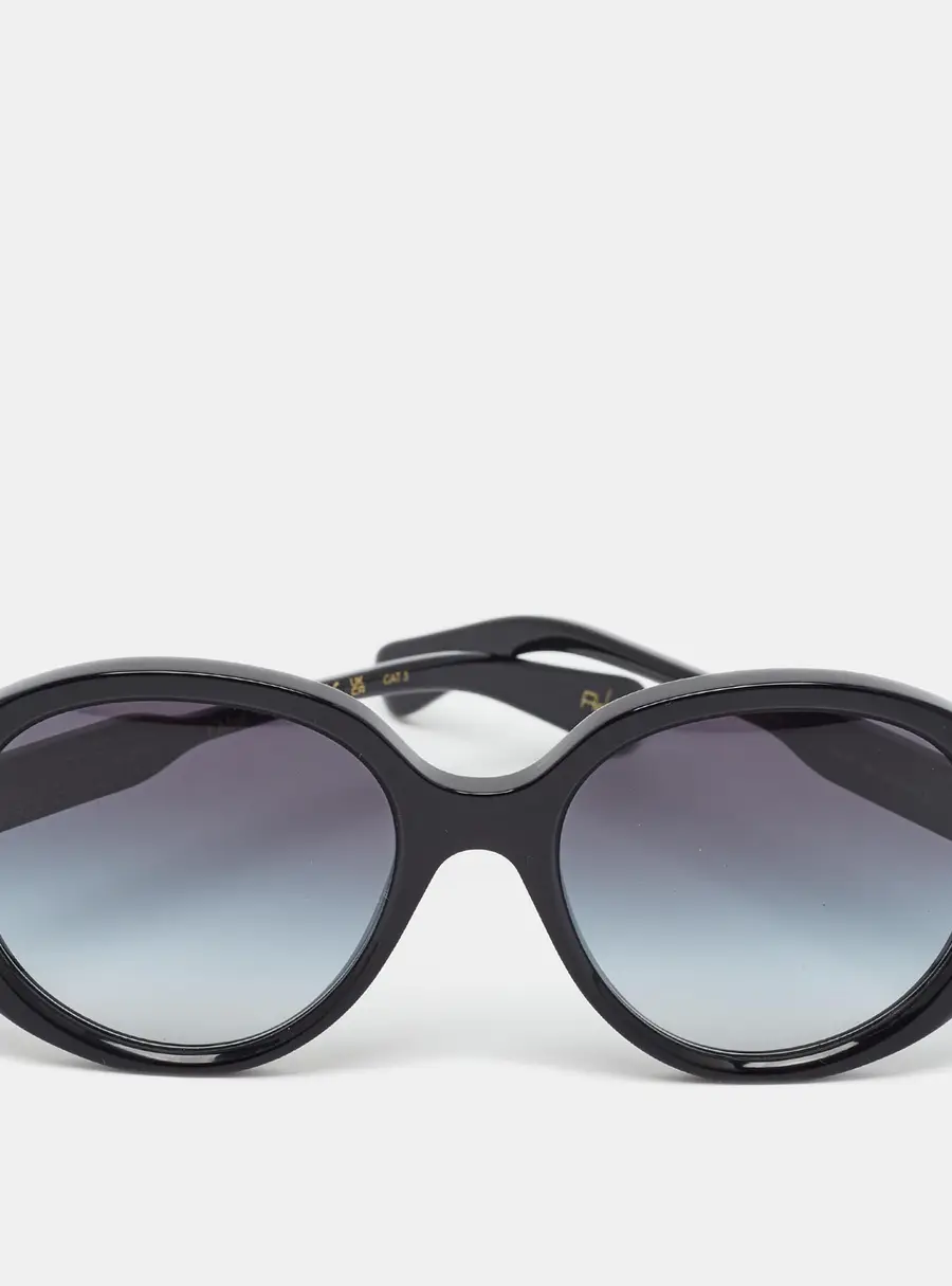 Chlo&eacute; Black Gradient CH0221S Frame Round Sunglasses