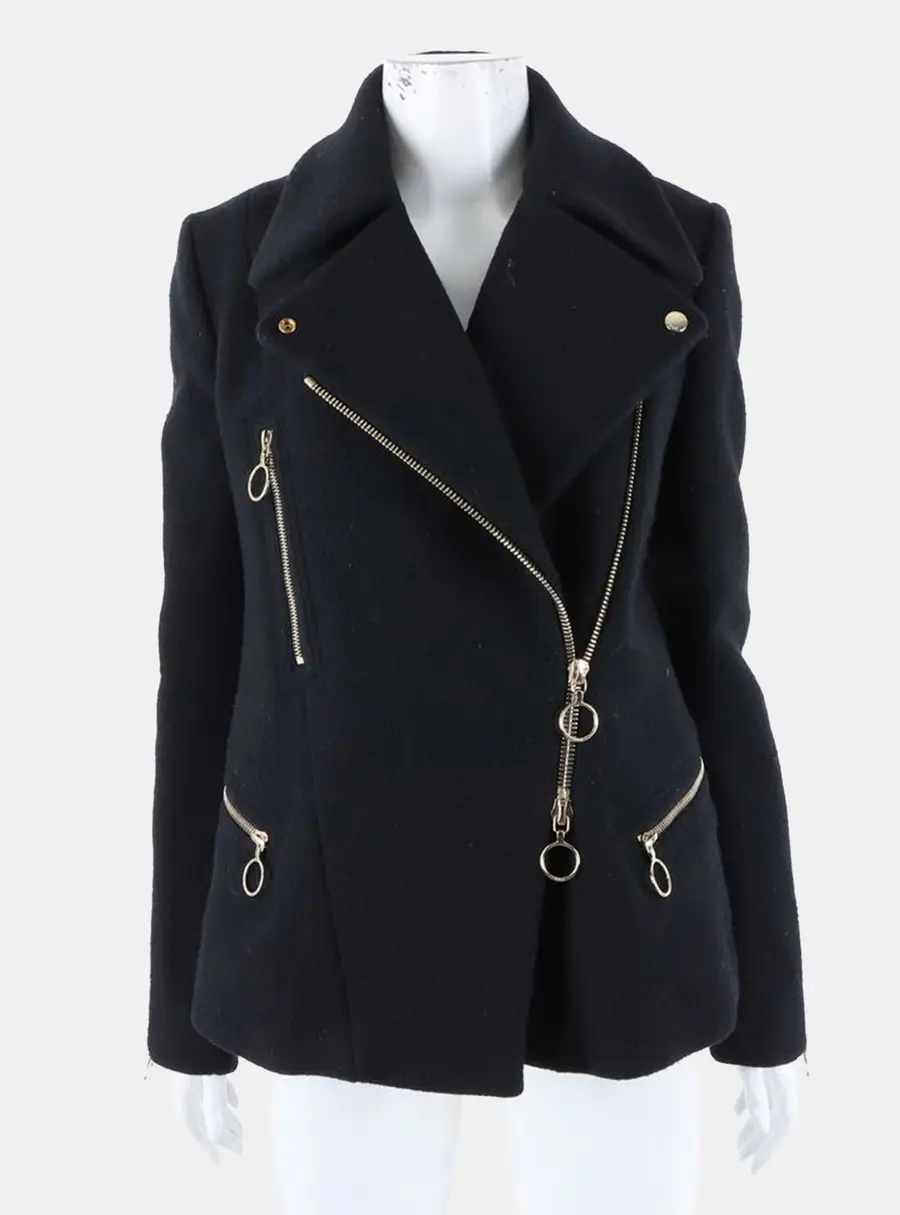 Chloé wool black jacket 34
