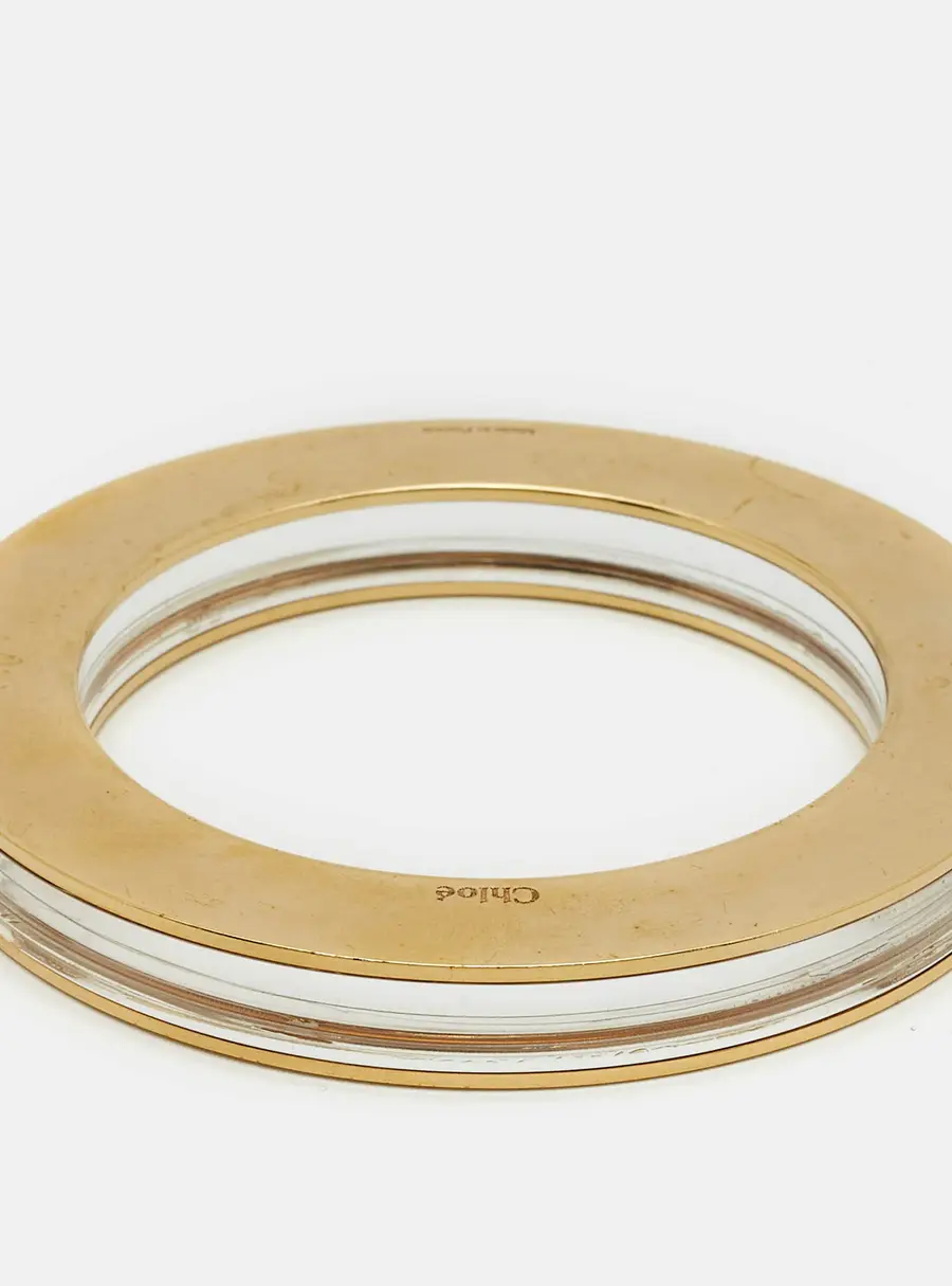 Chlo&eacute; Resin Gold Tone Bracelet