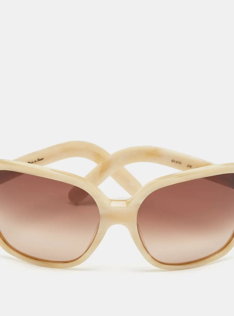 Chloe Beige/Brown Gradient CL2173 Frame Oversized Sunglasses