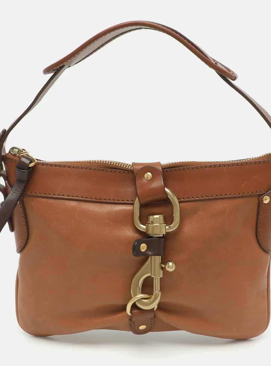 Chloe Kerala Brown Leather Shoulder Bag