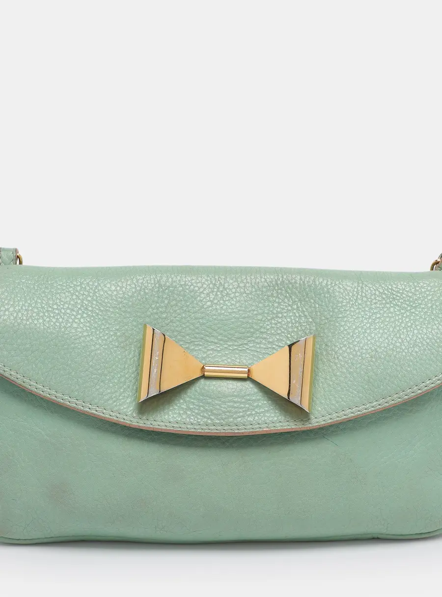 Chloe Green Leather Crossbody Bag