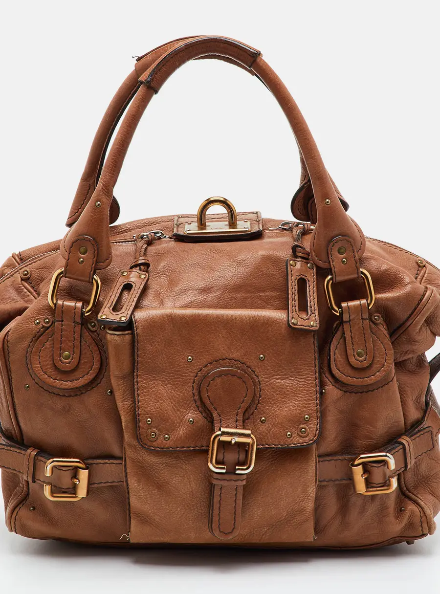 Chloe Paddington Medium Brown Leather Satchel