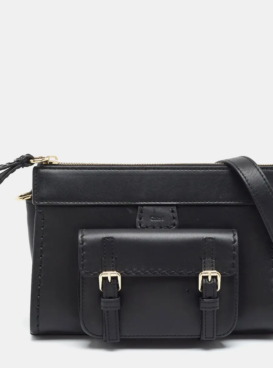 Chloé Edith Black Leather Tote