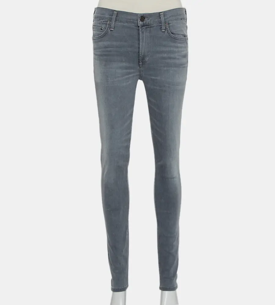 Citizens of Humanity Grey Denim High Rise Skinny Rocket Jeans M