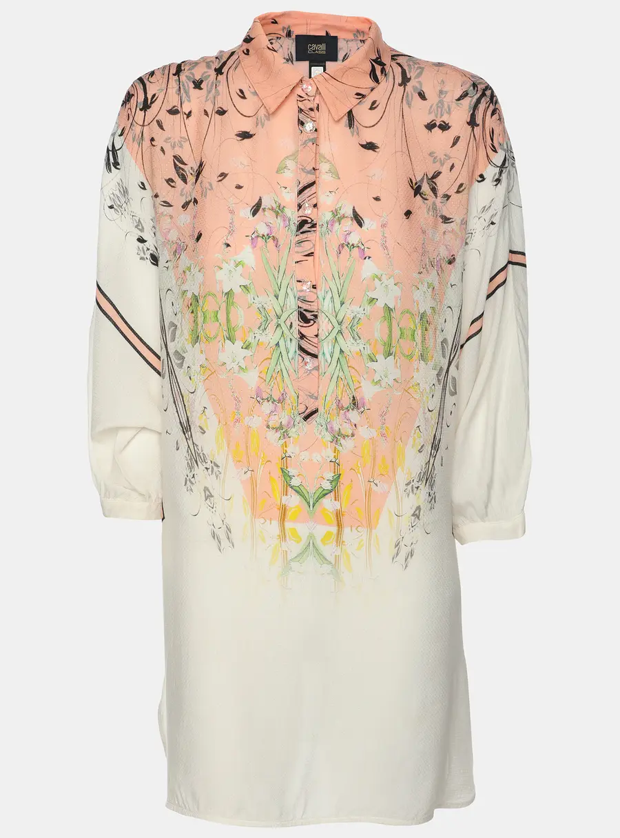 Class by Roberto Cavalli Multicolor Vicose Tunic Blouse L