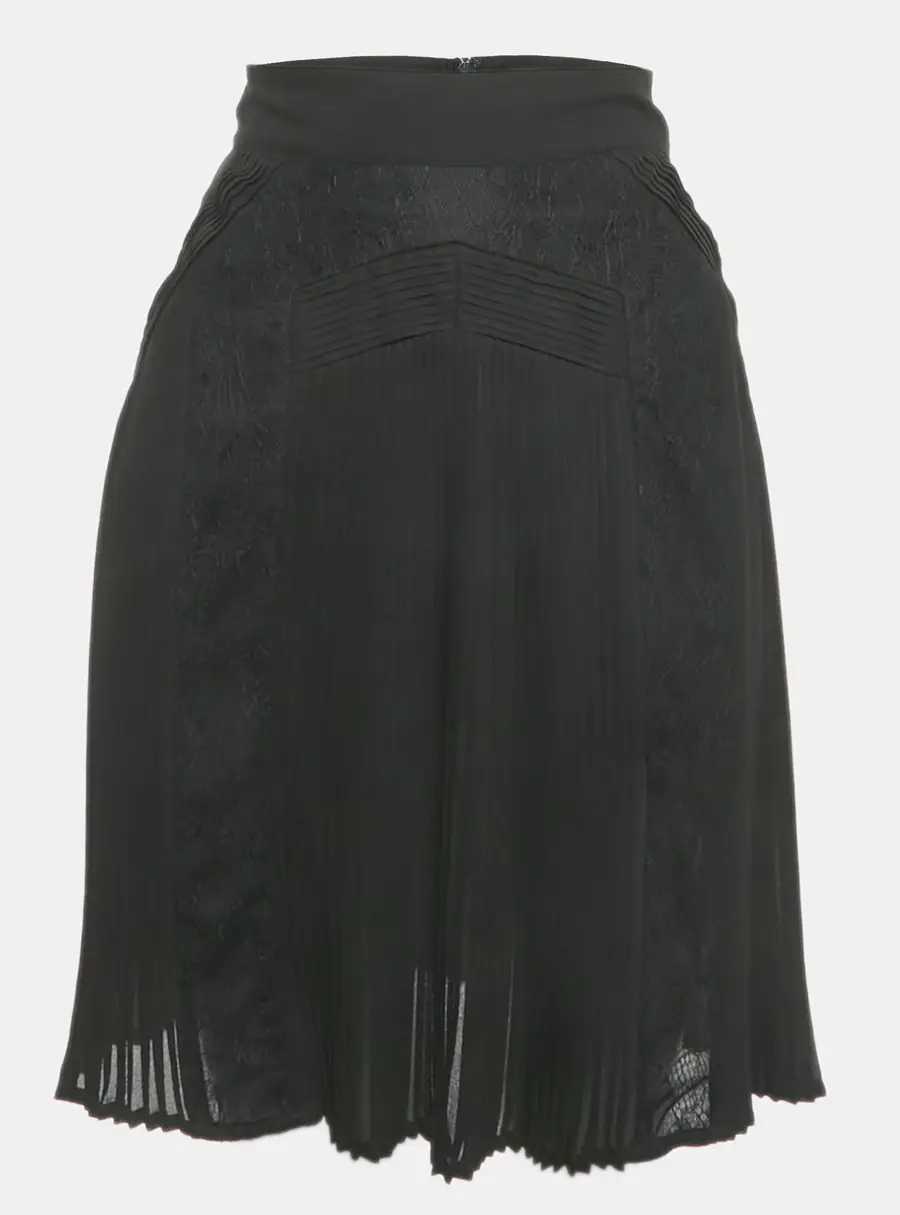 Class by Roberto Cavalli Blue Pleated Short Dress M