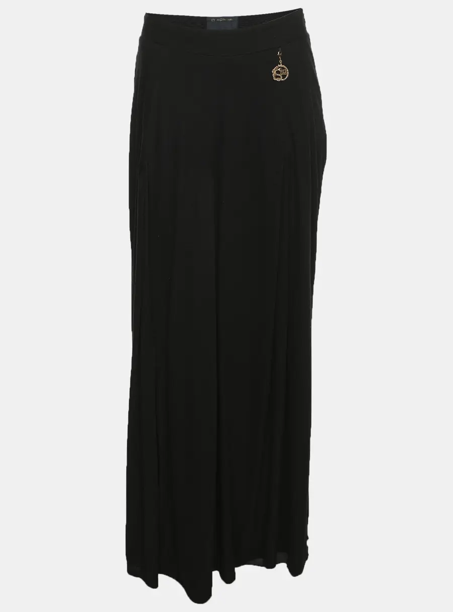 Class by Roberto Cavalli Black Jersey Maxi Skirt S