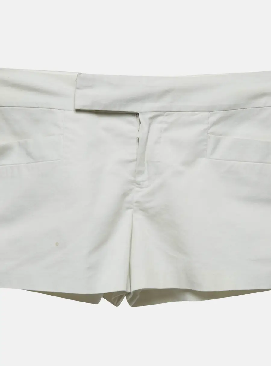 Club Monaco White Cotton Shorts S