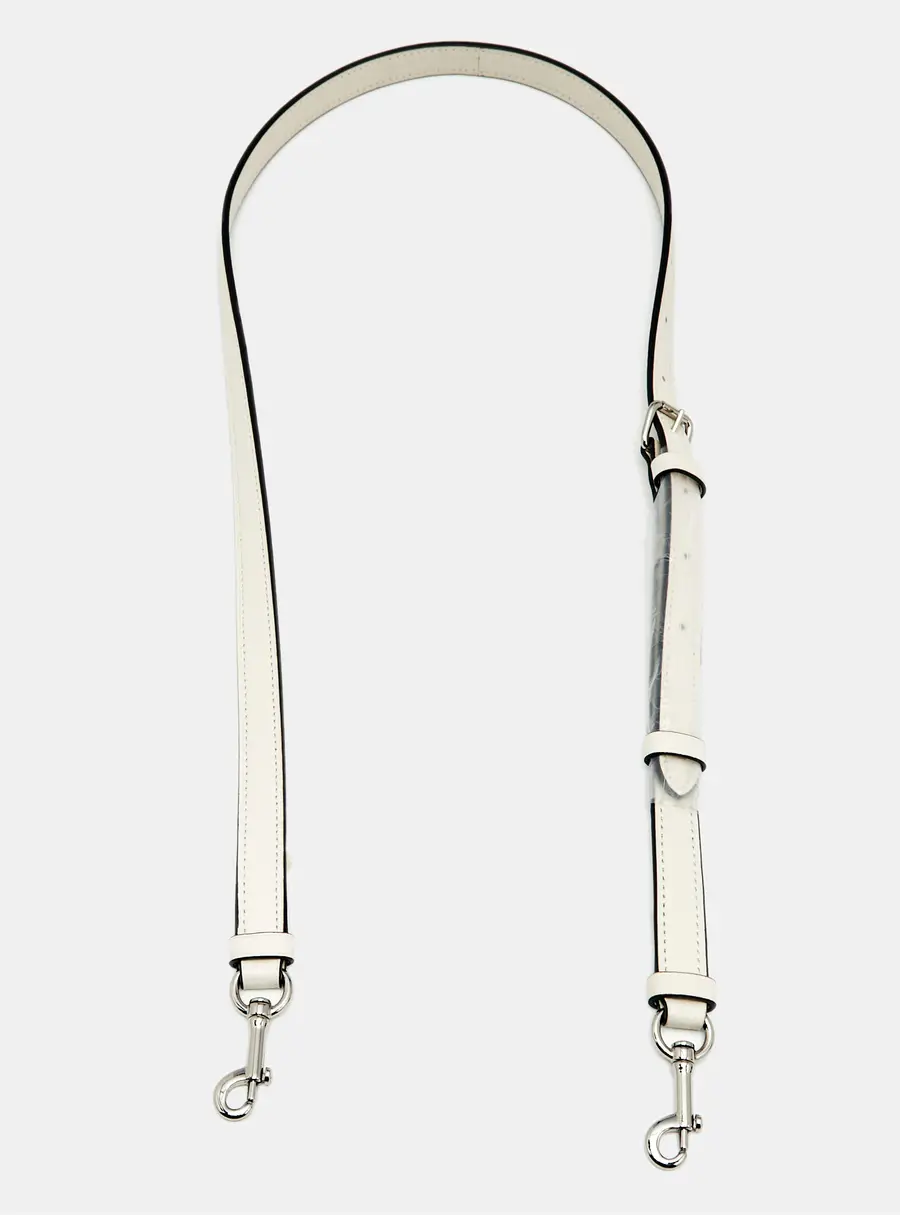 Coach Off White Leather Adjustable Shoulder Bag Strap