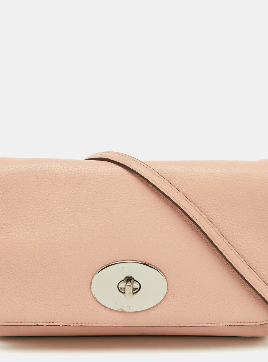 Coach Crosstown Medium Pink Leather Shoulder Bags