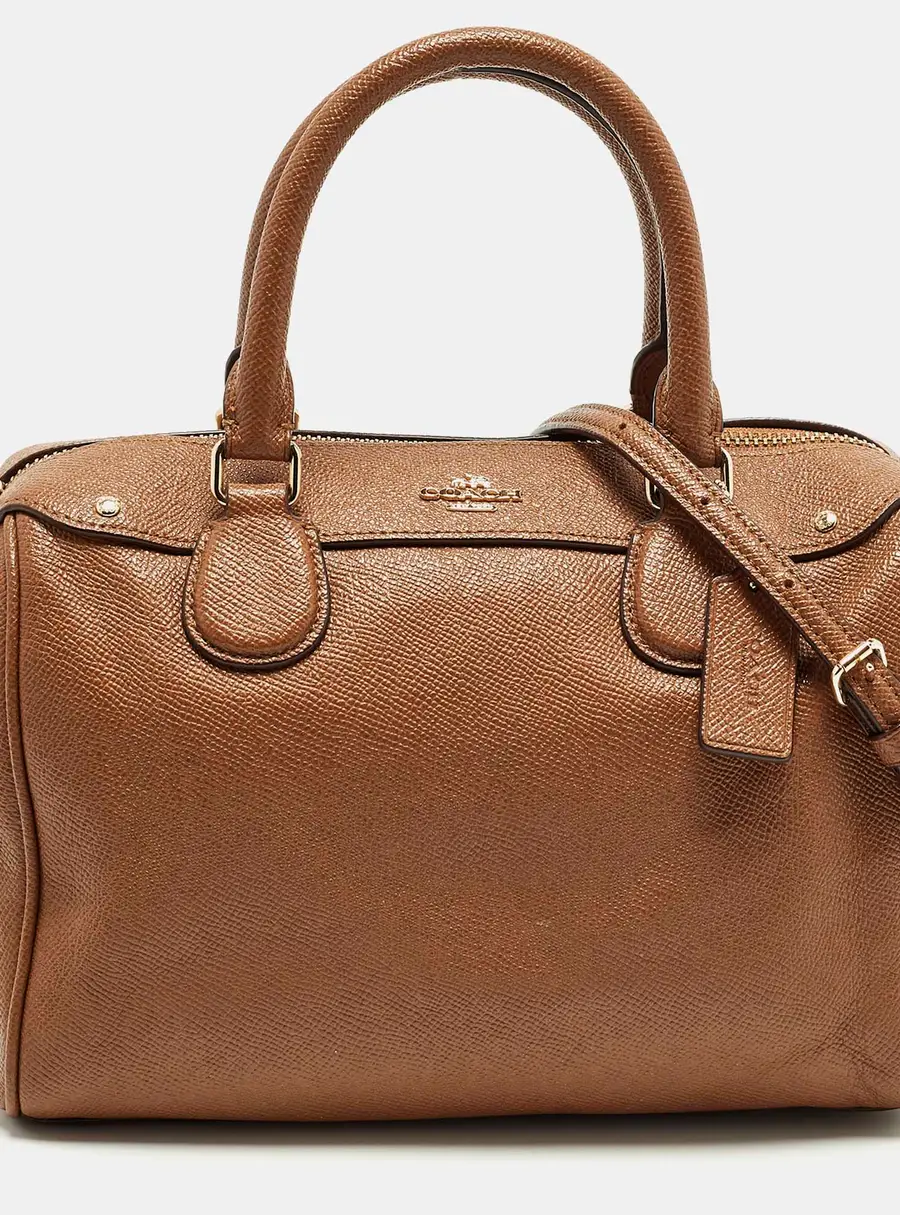 Coach Bennett Mini Brown Leather Satchel