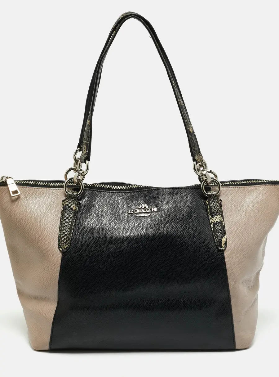 Coach Ava Multicolor Embossed and Leather Tote