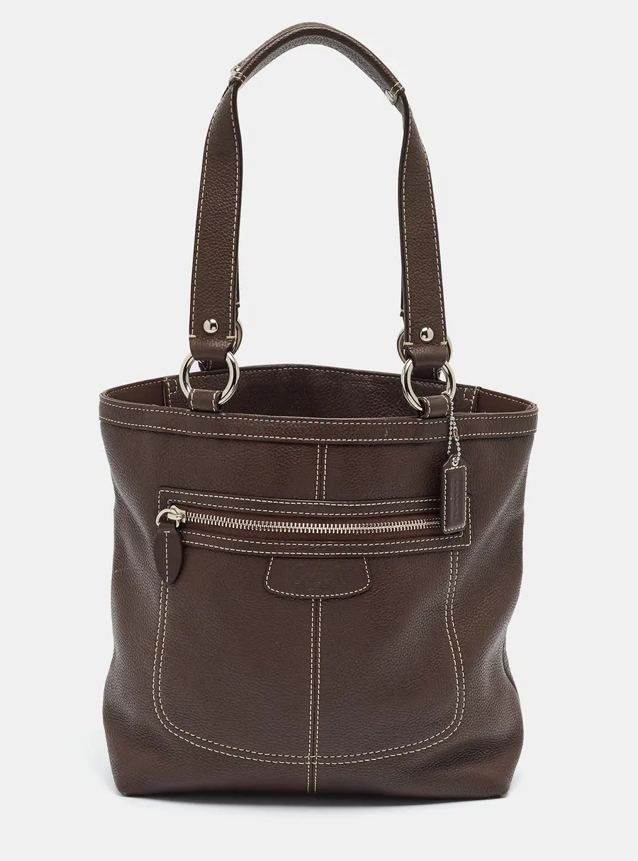 Coach Penelope Brown Leather Tote