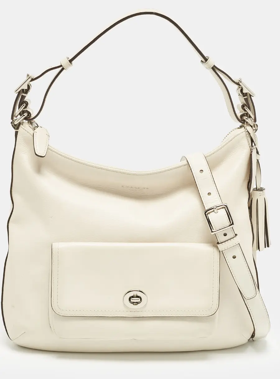 Coach Legacy Courtenay Off White Leather Hobo