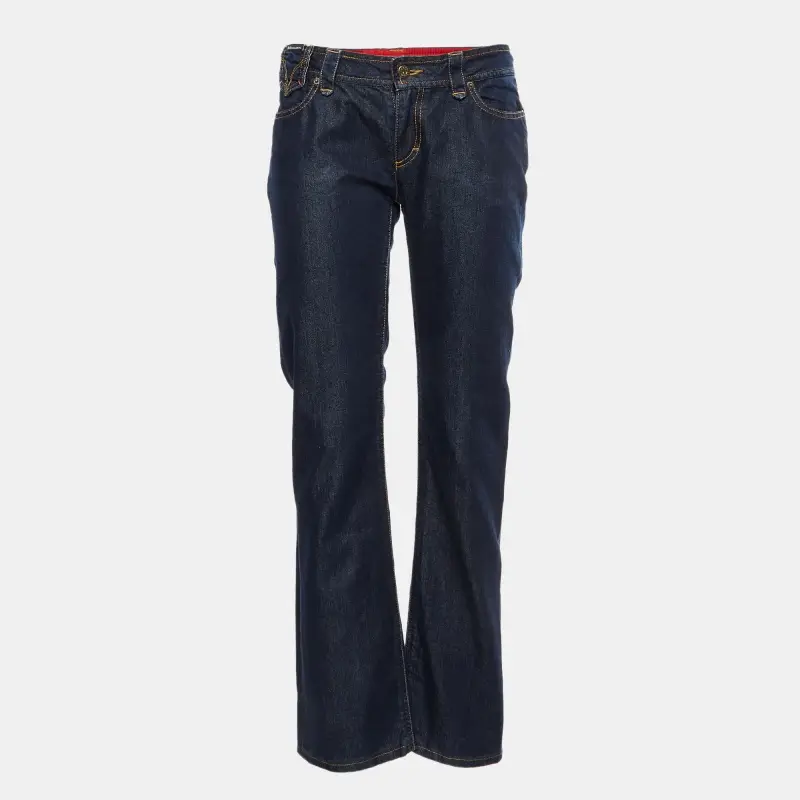 D&G Dark Blue Denim Regular Fit Lovely Jeans M/Waist 30"