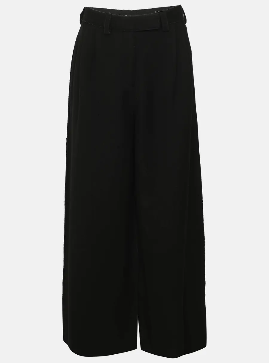 D&G Black Wool Culottes Pants S
